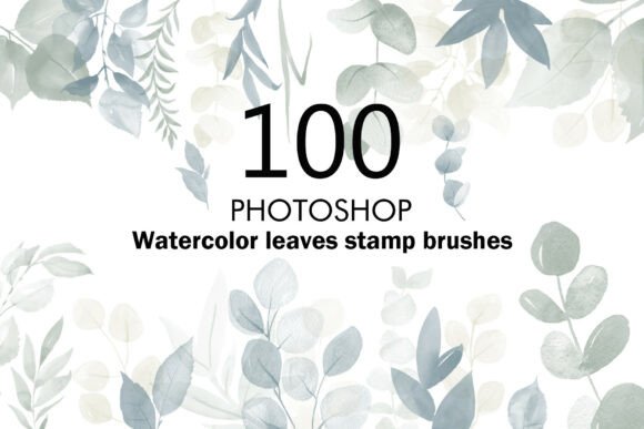 100 Watercolor Brushes for Photoshop