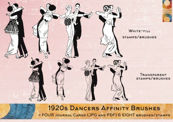 1920s Dancers Affinity Brushes More