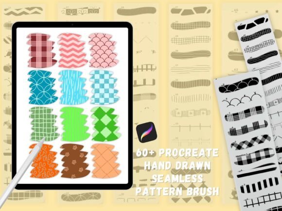 60 Procreate Seamless Pattern Brushes for Creative Freedom