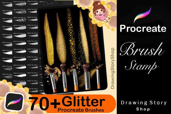 70 Procreate Glitter Brushes for Dynamic Digital Design