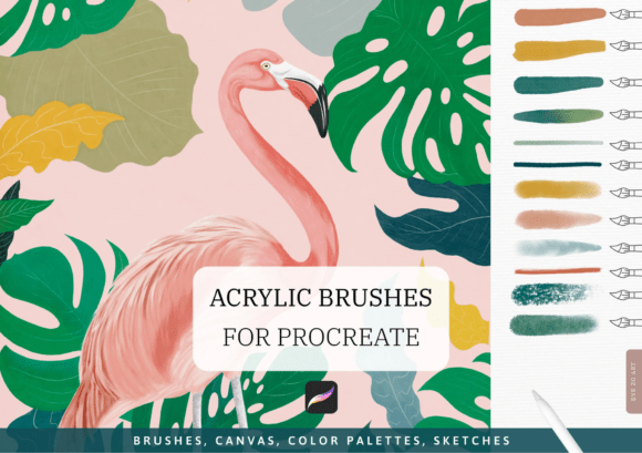 Acrylic Procreate Brushes Painting Kit: A Digital Artist’s Guide to Realistic Results