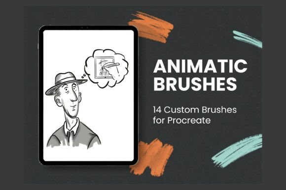 Animatic Procreate Brushes X 14: Bringing Life to Digital Animatics
