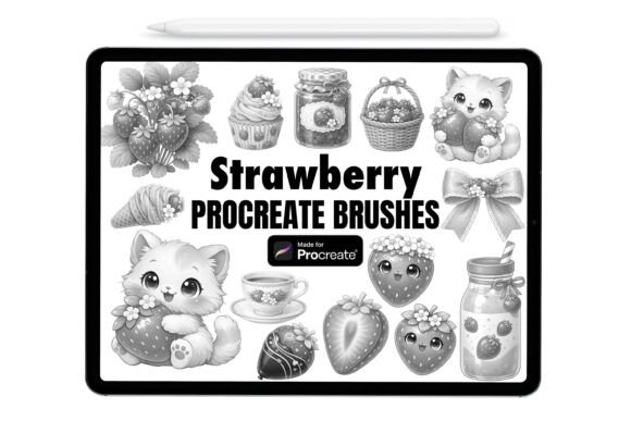 Cute Strawberry Procreate Brushes: A Sweet Toolkit for Digital Artists and Planners