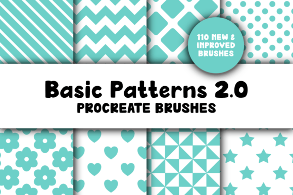 Enhance Your Procreate Art with Basic Patterns 2.0 Brushes