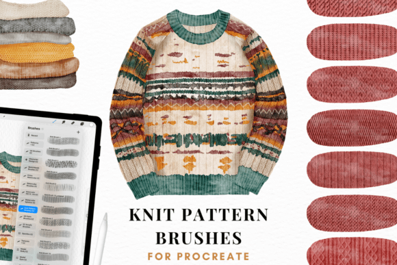 Knit Pattern Brushes for Procreate: How Digital Artists Are Adding Realistic Texture with Ease
