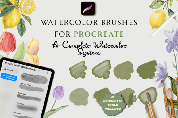 Procreate Realistic Watercolor Brushes: A Strategic Tool for Digital Artists and Designers