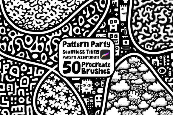 Unlock Creative Possibilities with the Procreate Pattern Party Brushes Set