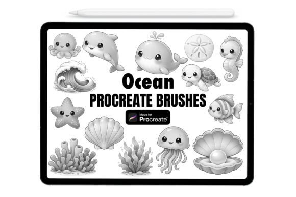 Unlocking Creativity with Cute Ocean Procreate Brushes: A Must-Have Tool for Modern Digital Artists