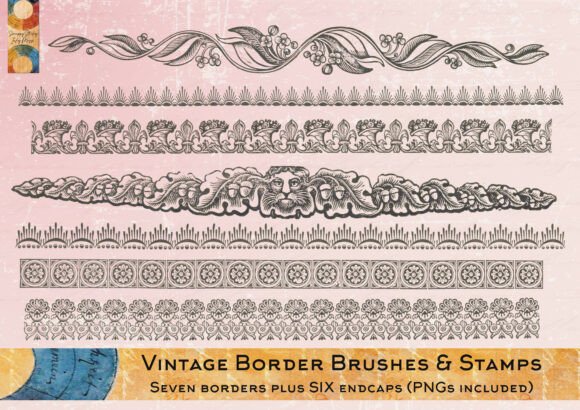 Vintage Border Affinity Stamps Brushes: Timeless Design Tools for Modern Creators